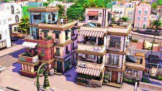 Ciudad Enamorada Apartment Complex  The Sims 4 Lovestruck Speed Build