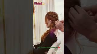 آموزش شنیون بافت خوشگل و راحتلایک و سابسکرایب کن ممنونPlease subscribe thank you