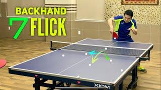 7 BACKHAND FLICK styles that make the opponent surprised  Tutorial