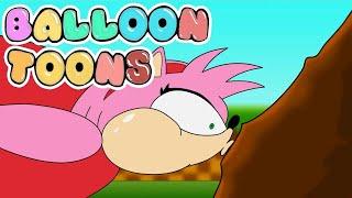 Amy & Knuckles try to reach a GOAL RING *EPIC FAIL*  - Sonic Boom Parody Animation  Balloon Toons