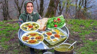 Cooking Ash Reshteh Delicious IRAN Food - country life vlog  آش رشته