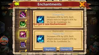 Castle Clash Enchantment Refesh Card x84  Lucky Time