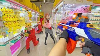 Nerf War  Amusement Park Battle 84 Nerf First Person Shooter