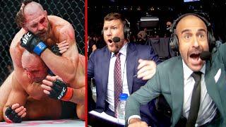 UFC 275 Commentator Booth Reactions