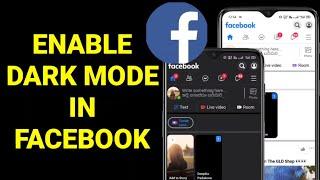 Facebook Official Dark Mode  How To Enable Facebook Dark Mode New Update 2020