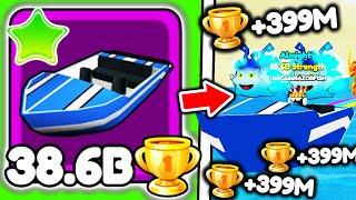 I Bought FASTEST BOATS and Became SUPER OP in Roblox Aqua Racer..