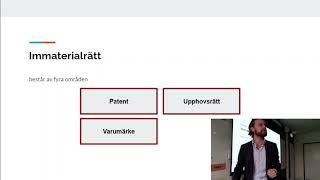 Entreprenörskap Immaterialrätt + andra konsumentlagar