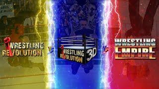 Wrestling Revolution 2D vs. Wrestling Revolution 3D vs. Wrestling Empire Moves Comparison