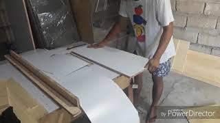 How to laminate plywood using formica laminate  rushil laminates  cabinet making tutorial