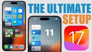 THE ULTIMATE iPhone Home Screen & Lock Screen SETUP - iOS 17 