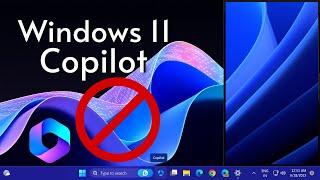 How to Disable Copilot in Windows 11 23H2  Remove Copilot from Windows 11