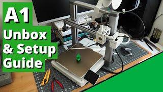 Bambu Lab A1 3D Printer  Unbox and Setup Guide