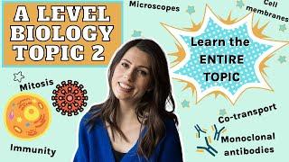 ENTIRE Topic 2 - A level Biology for AQA.  Learn the whole topic in an hour