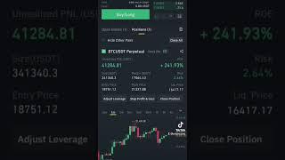$40000 profits in one trade Binance futures trading. #crypto #trading #binance #futures