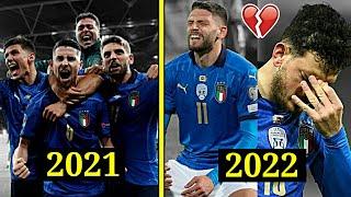 مونتاج حزين  غياب إيطاليا عن كأس العالم للمرة الثانية على التوالي • قسوة كرة القدم 