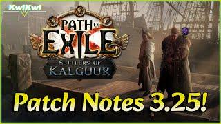 Path of Exile PoE 3.25 - Settlers of Kalguur Patch Notes Siege Ballista Changes