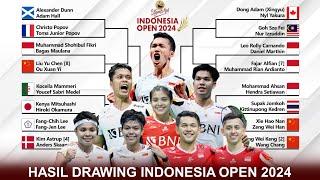 Hasil Drawing Indonesia Open 2024. Drawnya Ngajak Gelud  #indonesiaopen2024