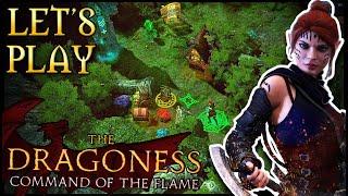 The Dragoness Command of the Flame Gameplay  Heroes of Might and Magic Inspired Roguelite Strategy