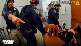 Bodycam Shows The Moment Police Break Up Columbia University Protest  Insider News