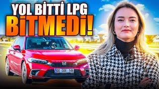 Hem Turbolu Hem LPG’li Honda Civic 1.5 Eco  Bir Depo LPG İle Uzun Yol Testi