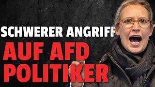 ️ESKALATION AfD-Politiker beißt Demonstrant