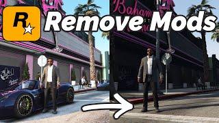 2 Easy ways to remove mods in GTA V Rockstar Games Launcher