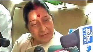 Advani resignation rejected by BJP will persuade him says Sushma
