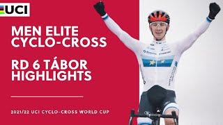 Round 6 - Men Elite Highlights  202122 UCI CX World Cup - Tábor