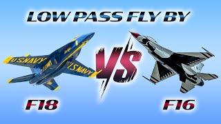 Speed Runs F16 VS F18  DCS