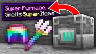 Minecraft But Smelting Gives OP Items...