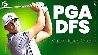 DRAFTKINGS PGA DFS FIRST LOOK THIS WEEK Valero Texas Open