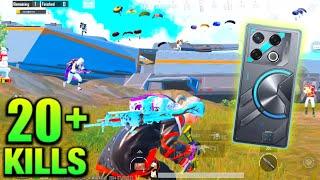 AFTER 1 MONTH Infinix GT 20 Pro PUBGBGMI Test  20 KILLS  3 FINGER + FULL GYRO GAMEPLAY 2024