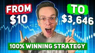 POCKET OPTION REVIEW  FROM $10 TO $3646 - BEST POCKET OPTION STRATEGY