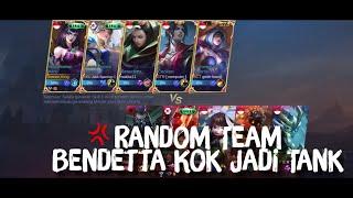 Random Team - Banedetta Jadi Tank #AliceMobilelegend