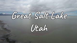 Drone Flight of the southern part of the Great Salt Lake.
