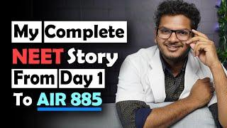 My Complete NEET Journey - Day 1 to Results  AIR 885  Anuj Pachhel
