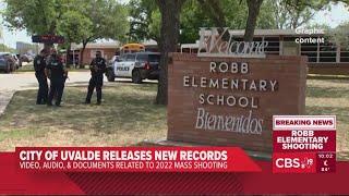 City of Uvalde releases public records from Robb Elementary mass shooting in settlement with CBS19