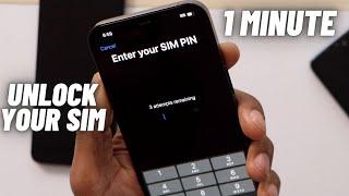 How to Unlock Sim Card  Sim locked by Pin Code or PUK Code