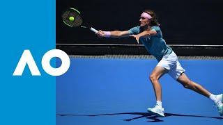 Stefanos Tsitsipas v Matteo Berrettini match highlights 1R  Australian Open 2019