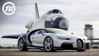 Bugatti Chiron Super Sport vs Space Shuttle – Which Is Faster Down A Runway?  Top Gear