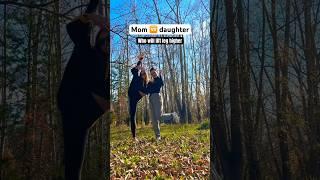 Mom vs daughter  flexibility challenge  Lera the gymnast #gymnast #challenge #shorts