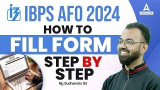 IBPS AFO Form Fill Up 2024  How to Fill IBPS AFO 2024  IBPS AFO Form Kaise Bharen?