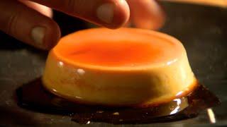 Gordon Ramsays Lavender Creme Caramel Dessert