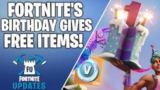 Fortnite Gives Players Free Rewards For Its 1 Year Birthday