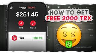 Free 2000 TRX  Tron  with Immediate Withdrawal Step-by-Step Guide