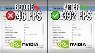  NVIDIA CONTROL PANEL BEST SETTINGS TO BOOST FPS FOR GAMING   Optimize NVIDIA ️