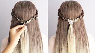 Very Easy Hairstyle For Girls Step By Step - Simple Braid Hairstyle For Long Hair