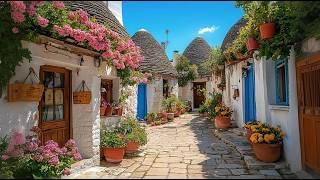 ALBEROBELLO - ITALYS WEIRDEST VILLAGE?  4K HDR WALKING TOUR THROUGH THE LAND OF TRULLI