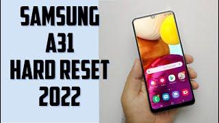 samsung A31 hard reset  a31 factory reset without pc2023