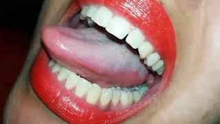 My long white tongue 